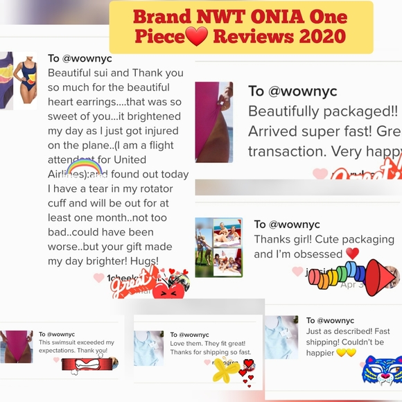 $195 NEW ANTROPOLOGIE x ONIA One Piece Red Blue S M Floral Striped Slim Fitted - Picture 8 of 11